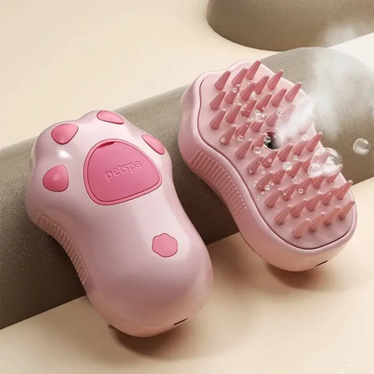 Brosse Patte de Chat : Brosse Vapeur Patte de Chat pour Chien et Chat — PAWLY